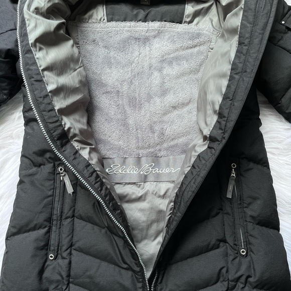 EDDIE BAUER Sun Valley Down Parka, Black, S - Picture 6 of 9